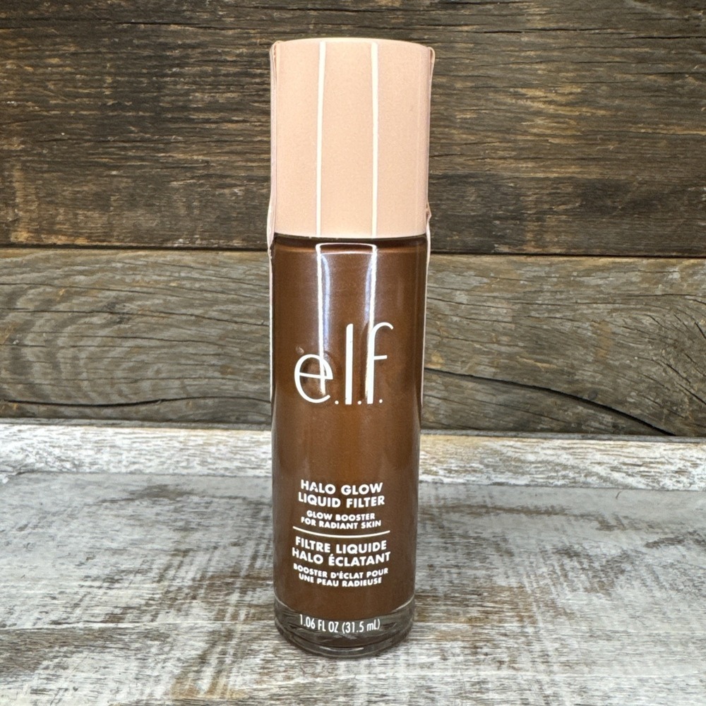 e.l.f. Halo Glow Liquid Filter Glow Booster Highlighter Shade 8.5 Rich 1oz | $15